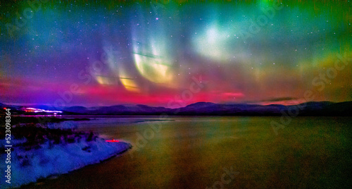 NORTHERN LIGHTS OVER ABISKO, SWEDEN