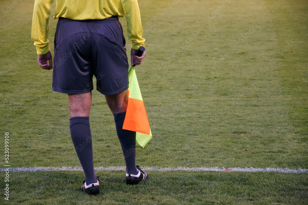 Obraz premium Football assistant referee