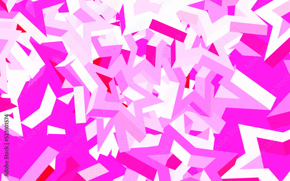Light Pink vector texture with beautiful stars. Light Pink vector texture with beautiful stars.