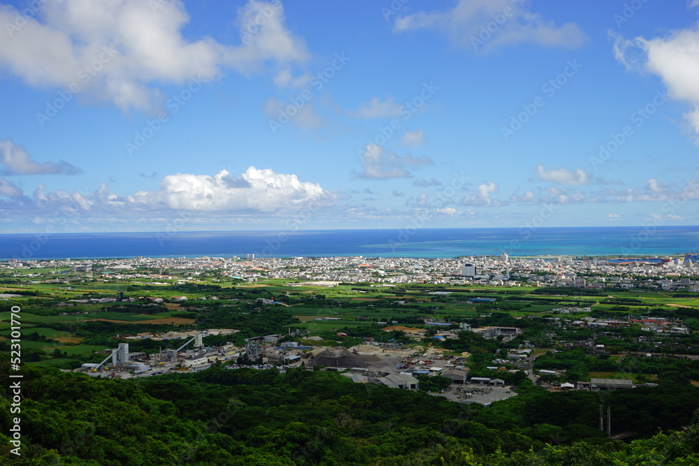 Emerald Sea Observatory in Ishigaki-jima Island, Okinawa, Japan - 日本 沖縄 石垣島 エメラルドの海を見る展望台 景色