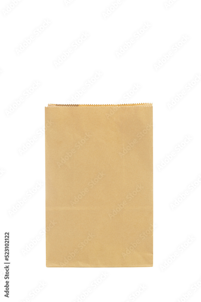 Brown paper bag isolated on transparency background. Brown paper bag isolated on transparency background.