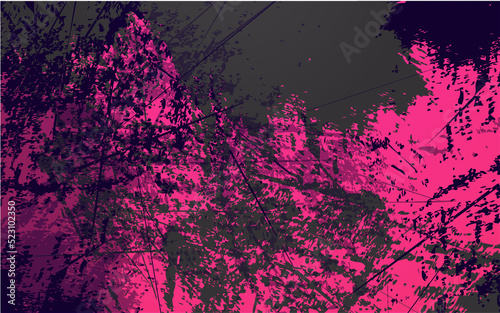 Abstract grunge texture black and magenta color background