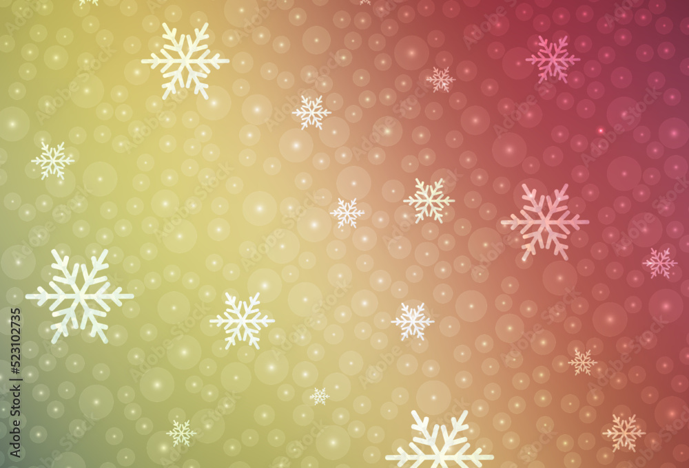 Light Green, Red vector layout in New Year style. Light Green, Red vector layout in New Year style.