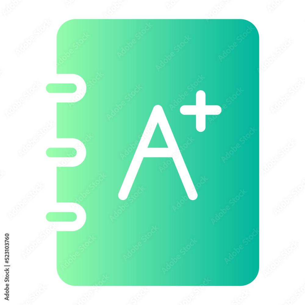 report card gradient icon report card gradient icon