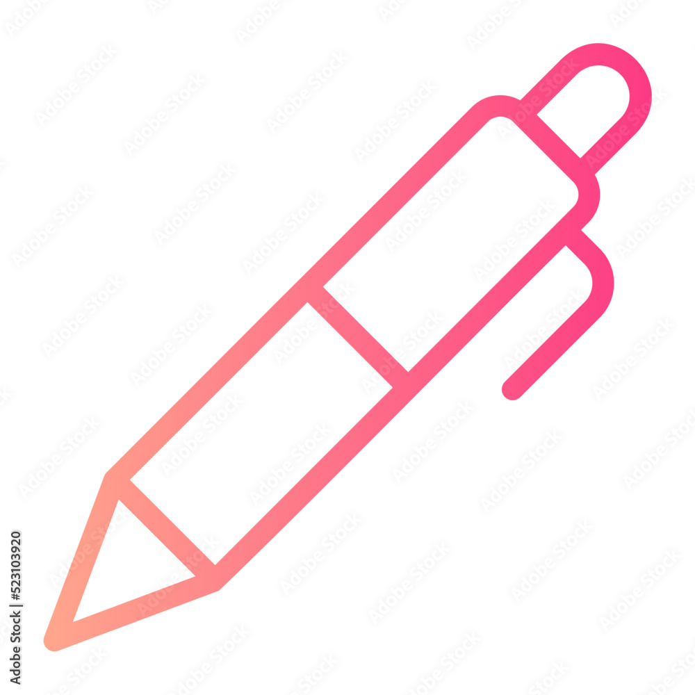 ballpoint gradient icon ballpoint gradient icon