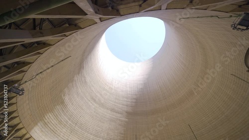 Cooling Tower. Power plant.
Industrial cooling tower.
