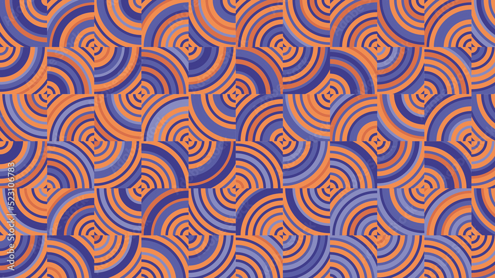 blue and beige geometric pattern, seamless wallpaper