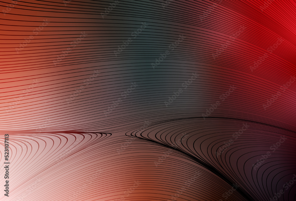 Light Green, Red vector layout with curved lines. Light Green, Red vector layout with curved lines.