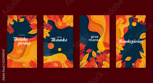 thanksgiving social media template. thanksgiving card celebration.