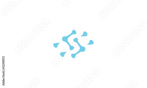 letter S technology vector logo symbol illustration design icon sign idea 