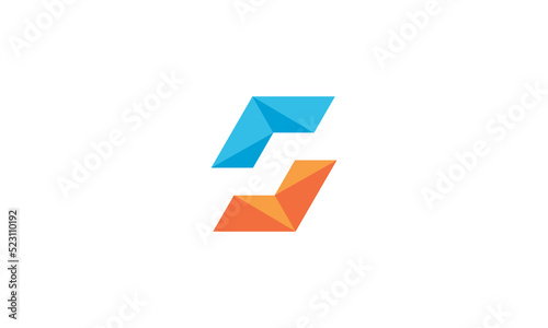 letter S Mosaic Pattern vector logo symbol illustration design icon sign idea