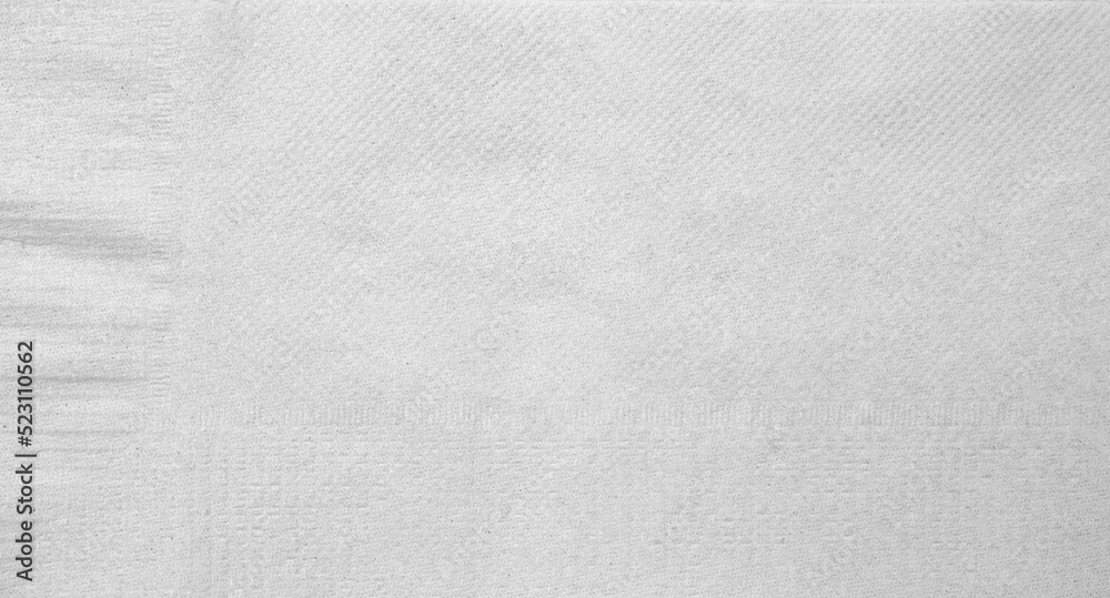 tissue white background Single fold for cleaning