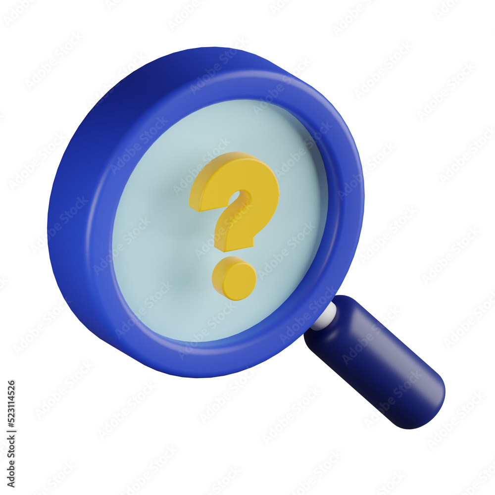 help 3d render icon help 3d render icon