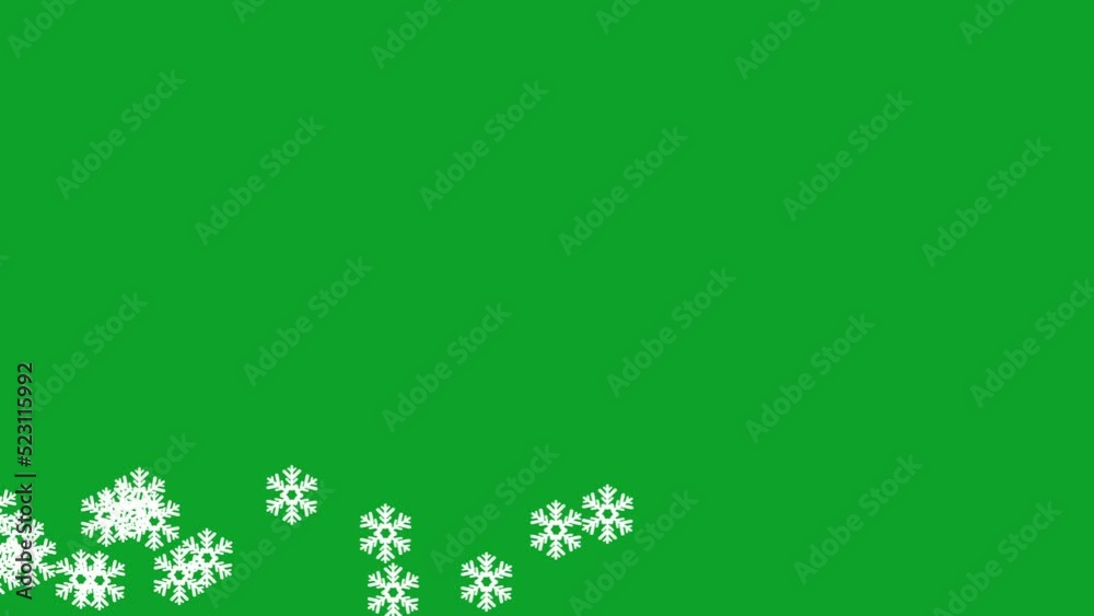 Snow falling down slowly 4K animation on Green screen. Christmas falling snow. Snowfall in holidays on chroma key background. Snow falling down slowly 4K animation on Green screen. Christmas falling snow. Snowfall in holidays on chroma key background.