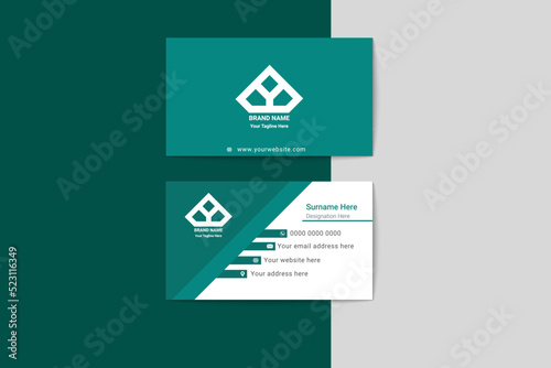 Professional elegant creative and modern business card design template