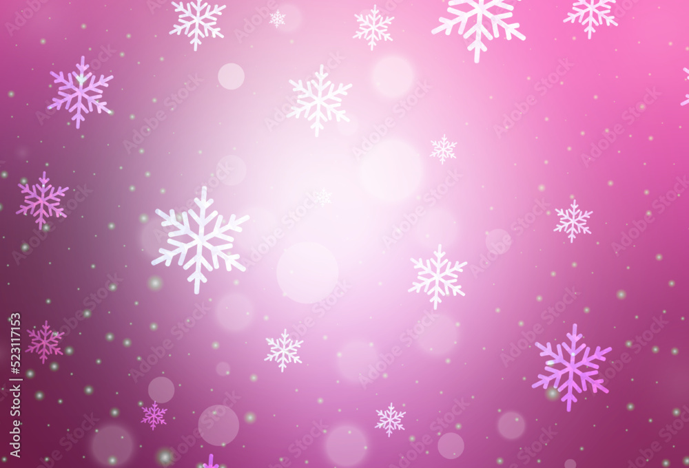 Light Pink vector template in carnival style.