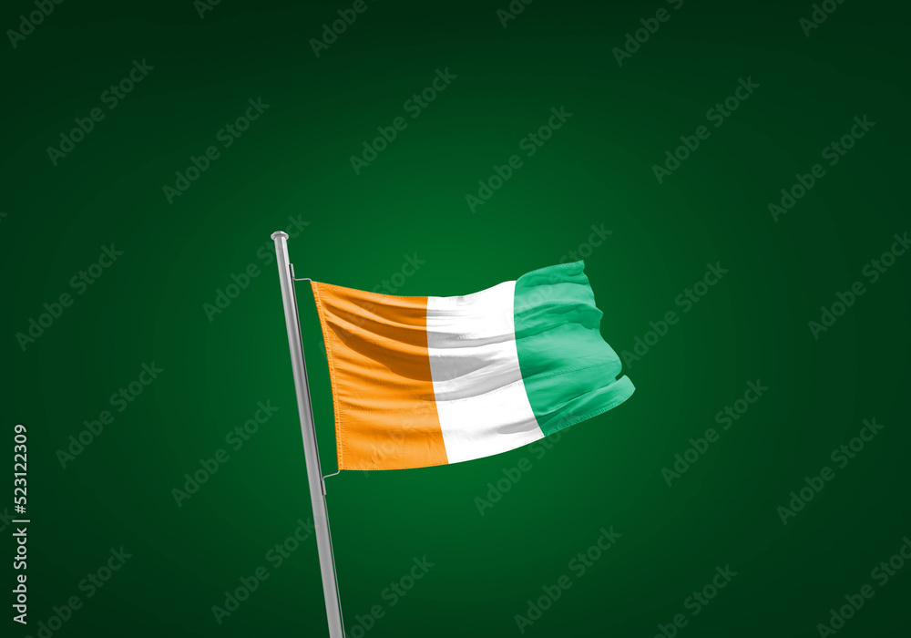 Download wallpapers Cote d Ivoire flag, 4k, grunge, flag of Cote d