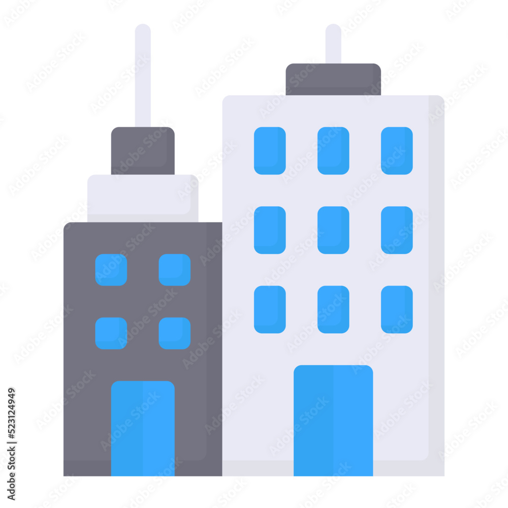 building flat icon building flat icon