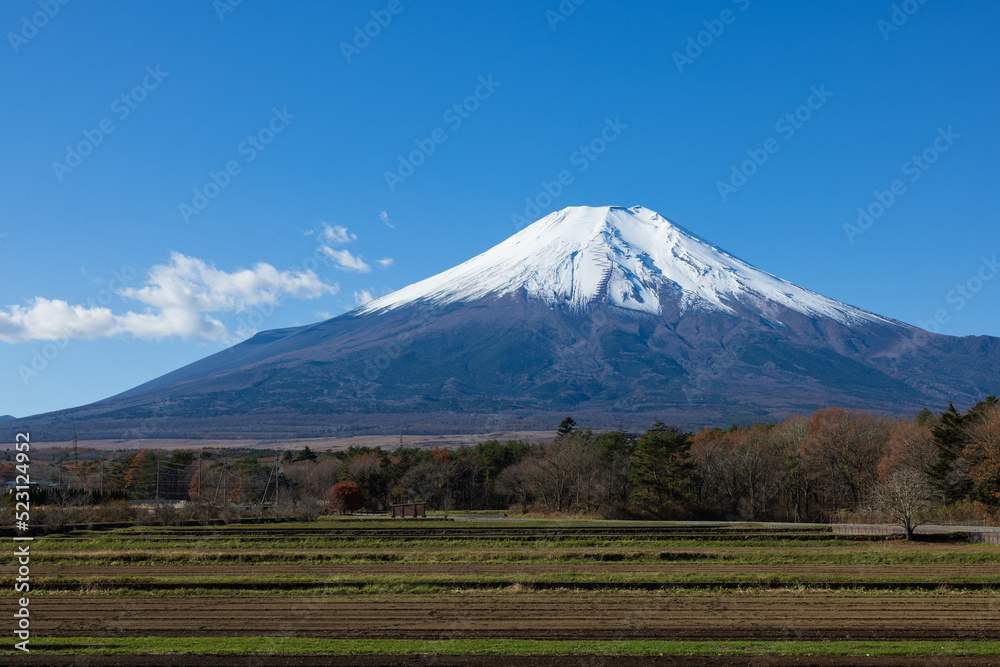 山中湖村からの富士山 山中湖村からの富士山