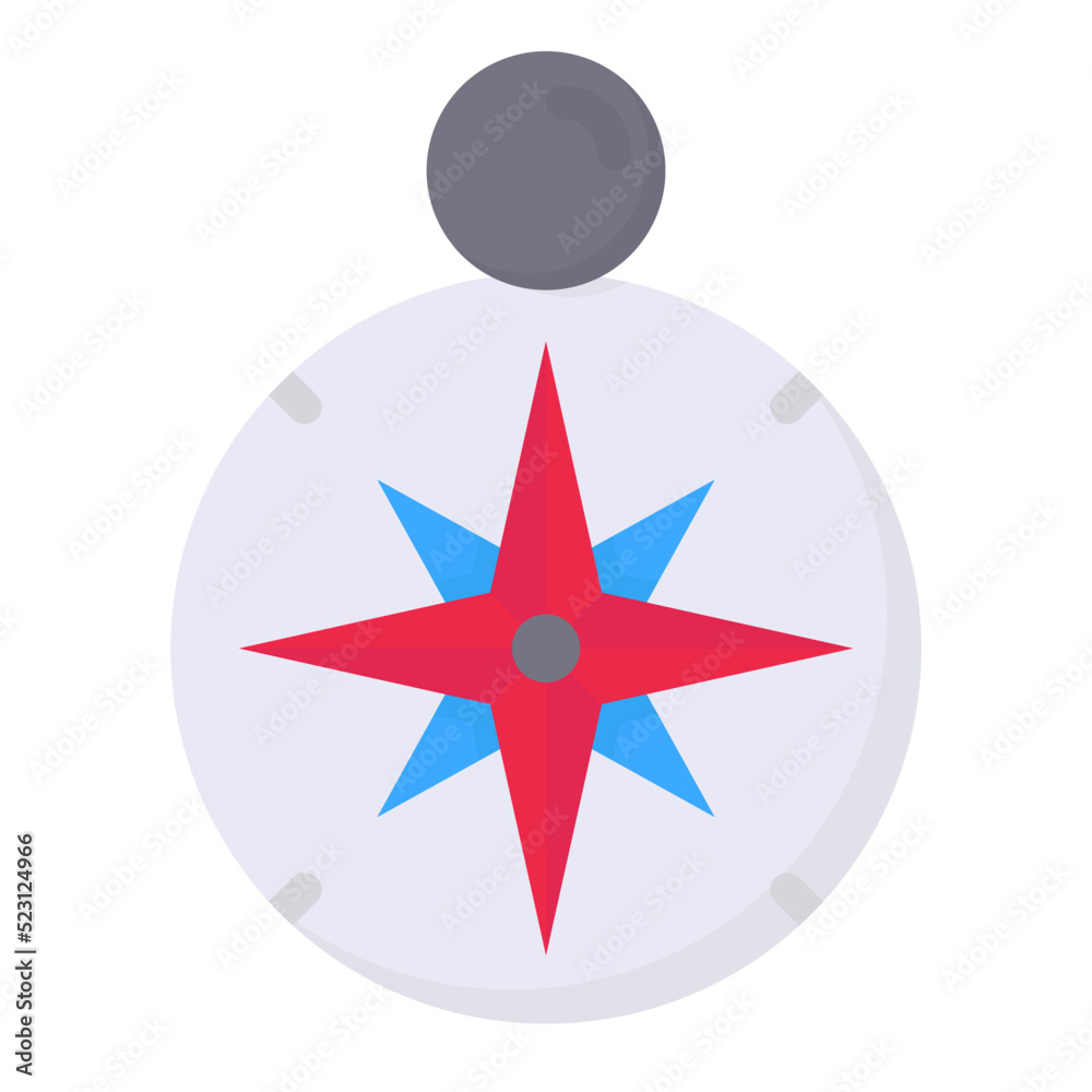 compass flat icon compass flat icon