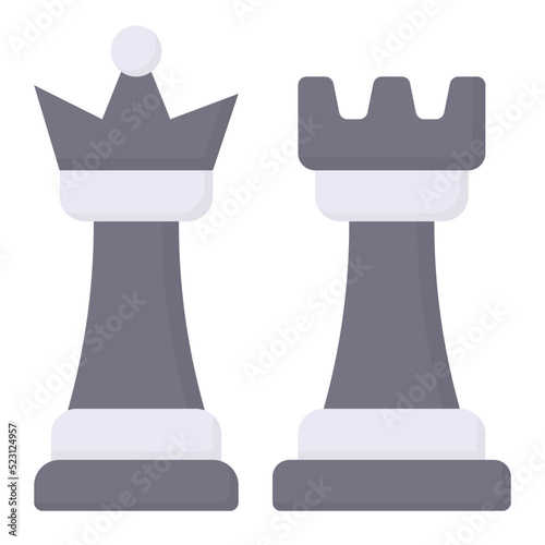 chess flat icon