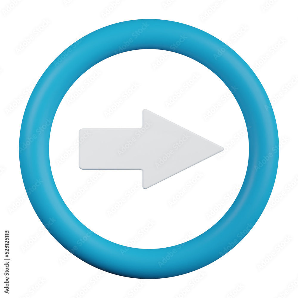 3D Right Arrow 3D Right Arrow