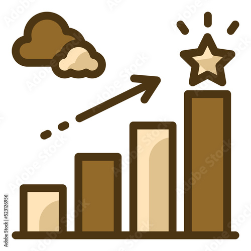 goal gradient icon