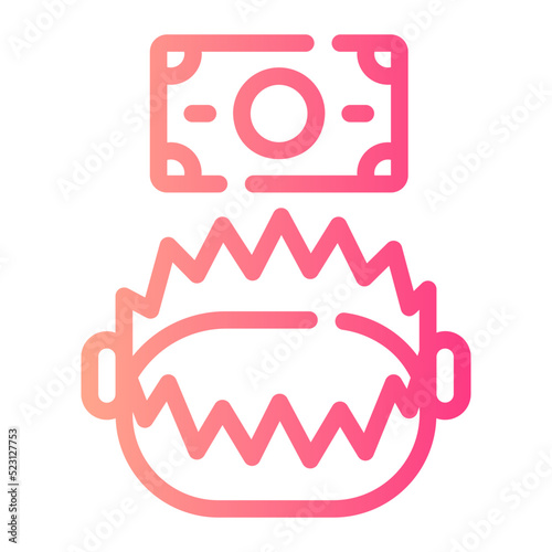 trap gradient icon