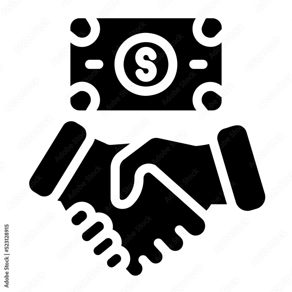 bribe glyph icon bribe glyph icon