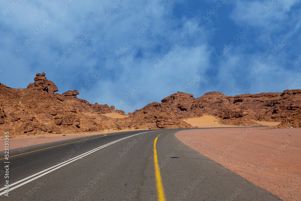 al ula natural rock formations 