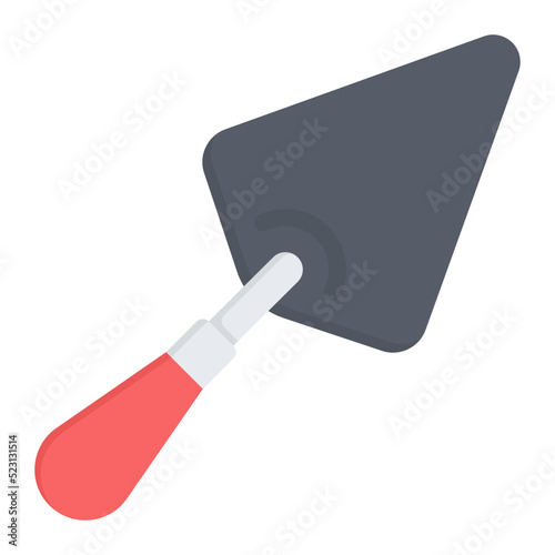 trowel flat icon