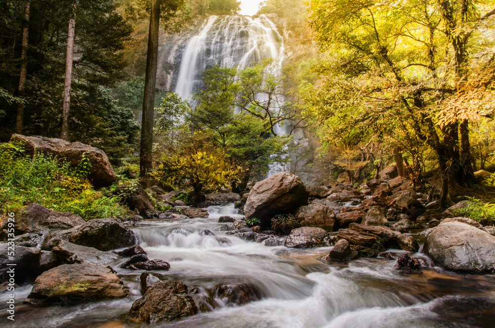 Khlong Lan waterfall is a beautiful Waterfalls in the rain forest jungle Thailand Khlong Lan waterfall is a beautiful Waterfalls in the rain forest jungle Thailand