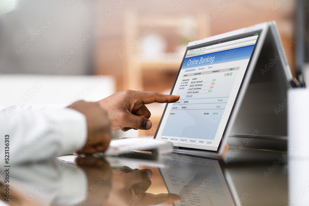 Online Banking Payment And Money Balance Online Banking Payment And Money Balance