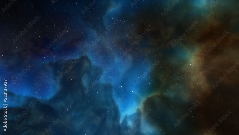 Fototapeta premium Night sky - Universe filled with stars, nebula and galaxy 