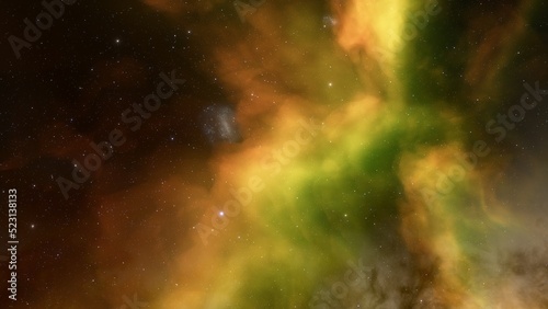 nebula gas cloud in deep outer space 