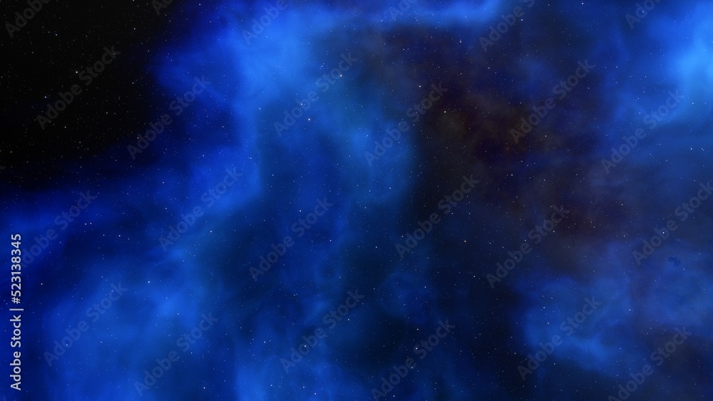 Night sky - Universe filled with stars, nebula and galaxy
