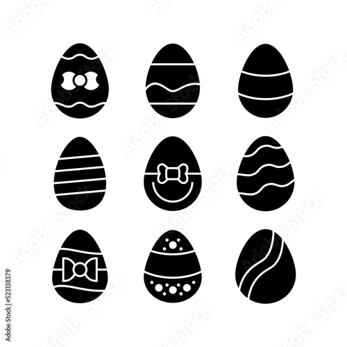 easter egg icon or logo isolated sign symbol vector illustration - high quality black style vector icons 