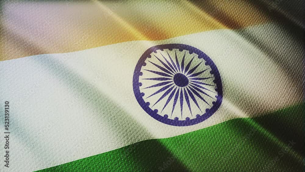 India Flag Flying, India Flag Fluttering, Indian Flags on Independence