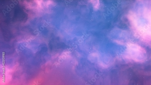 red-violet nebula in outer space, horsehead nebula, unusual colorful nebula in a distant galaxy, red nebula 3d render 