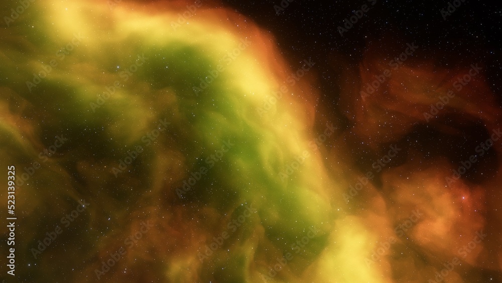 Obraz premium nebula gas cloud in deep outer space 