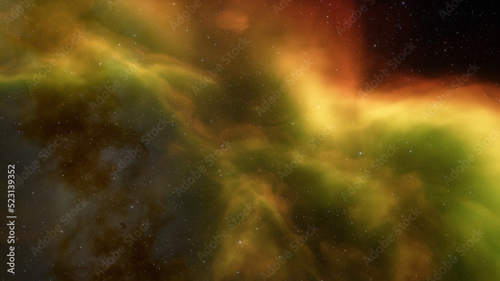 Obraz premium nebula gas cloud in deep outer space 