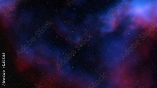 nebula gas cloud in deep outer space 