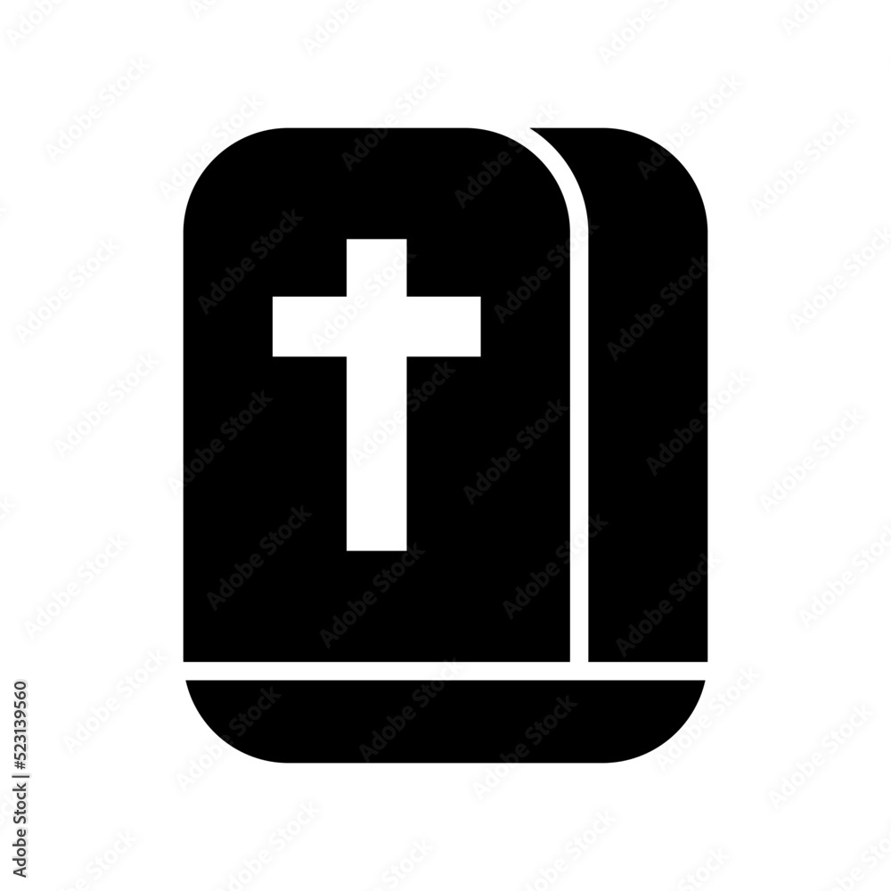 Fototapeta premium bible icon or logo isolated sign symbol vector illustration - high quality black style vector icons 