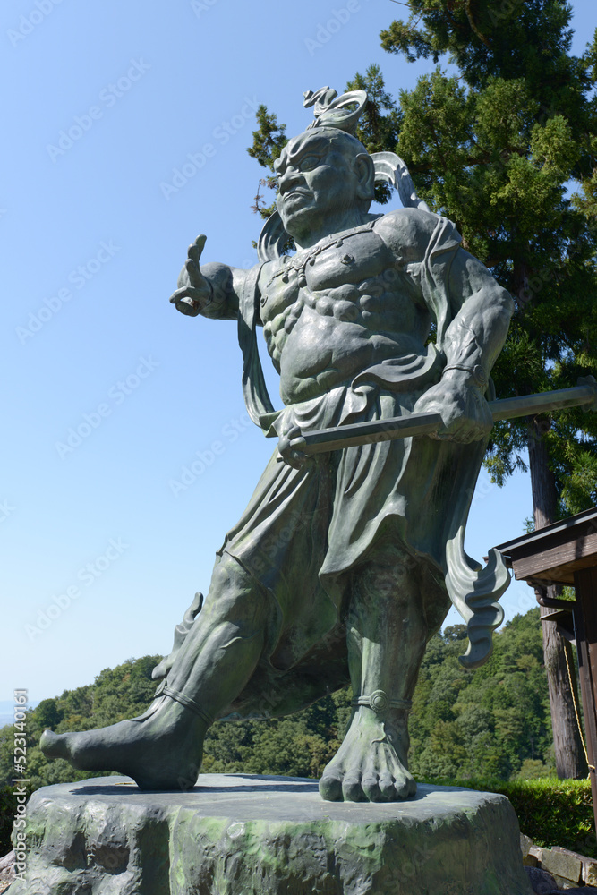 Fototapeta premium 観音正寺 仁王像 滋賀県近江八幡市安土町
