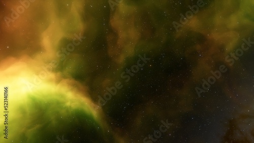 red-violet nebula in outer space, horsehead nebula, unusual colorful nebula in a distant galaxy, red nebula 3d render 