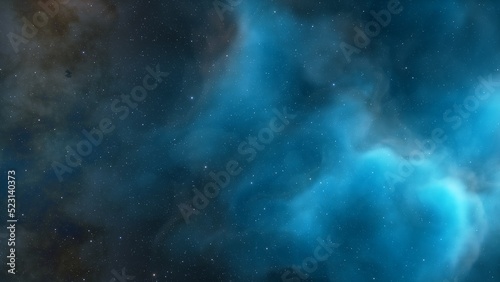 Deep space nebula with stars. Bright and vibrant Multicolor Starfield Infinite space outer space background with nebulas and stars. Star clusters  nebula outer space background 3d render 