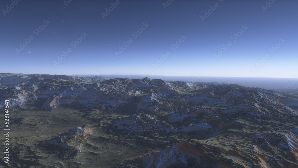 Deserted alien planet
Deserted alien planet