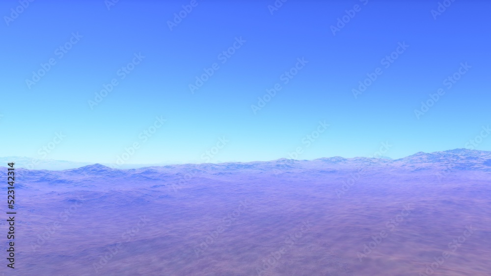 Mars like red planet, with arid landscape, rocky hills and mountains, for space exploration and science fiction backgrounds.
Mars like red planet, with arid landscape, rocky hills and mountains, for space exploration and science fiction backgrounds.