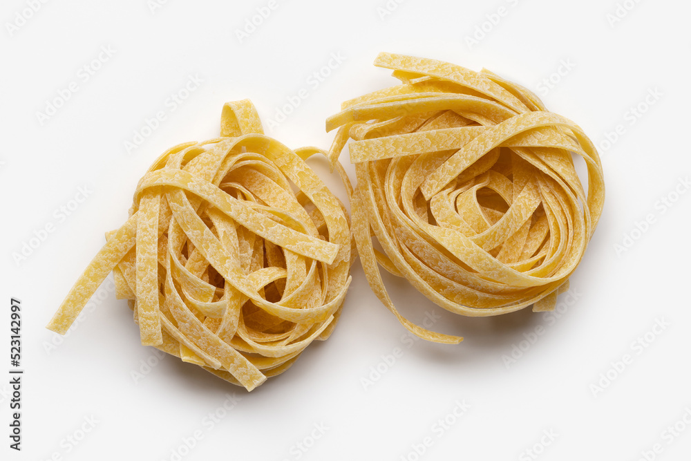 Instant noodles, in the shape of a nest, studio shot, isolated, close-up. Instant noodles, in the shape of a nest, studio shot, isolated, close-up.