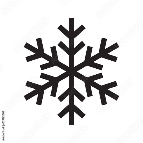 snowflake icon or logo isolated sign symbol vector illustration - high quality black style vector icons 